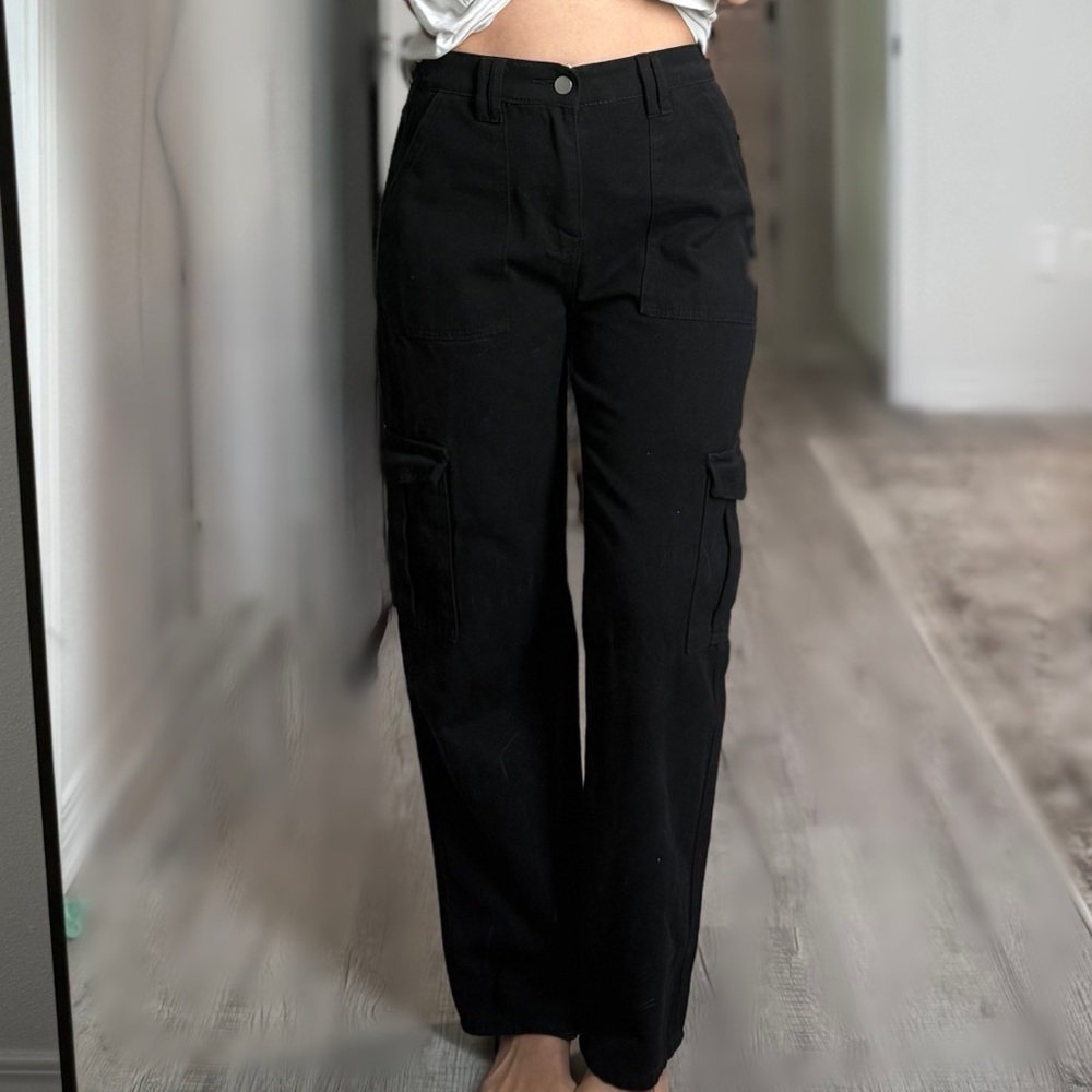 Black Cargo Pants